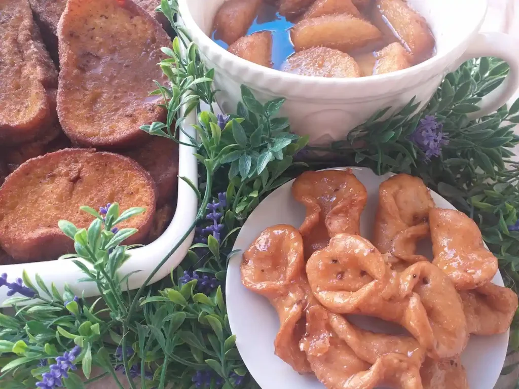 Torrijas y pestiños.