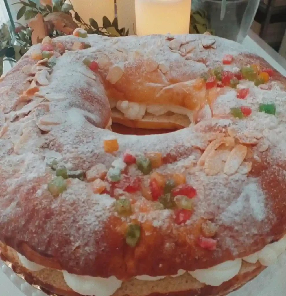 Roscón de reyes.